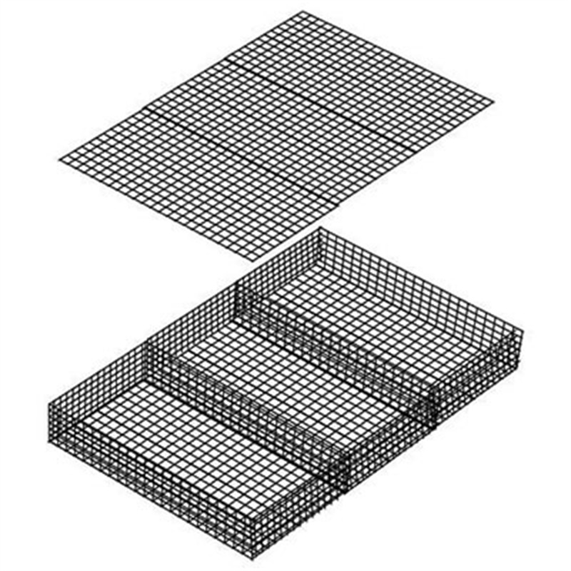 wholesale fence on top of gabion wall